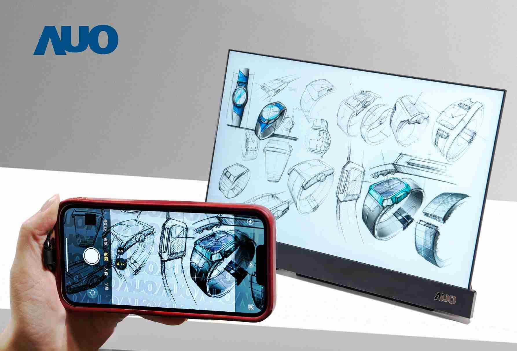 万利16吋防窥显示器，，，，采用人眼无法察觉、、、相机拍摄时才显现的隐藏式水印技术，，，未来可结合AI镜头侦测周围环境，，实时开启或关闭水印，，，，大幅提升在公共场域使用显示器的安全性